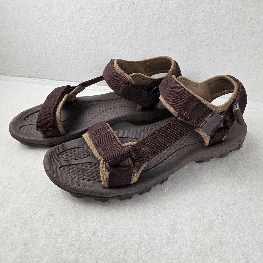 Nortiv 8 Langdo-2 Mens Hiking Sandals Brown Adjustable Straps Size 11 - Picture 2 of 7